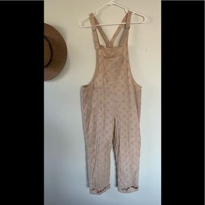 Aerie Eyelet Overalls